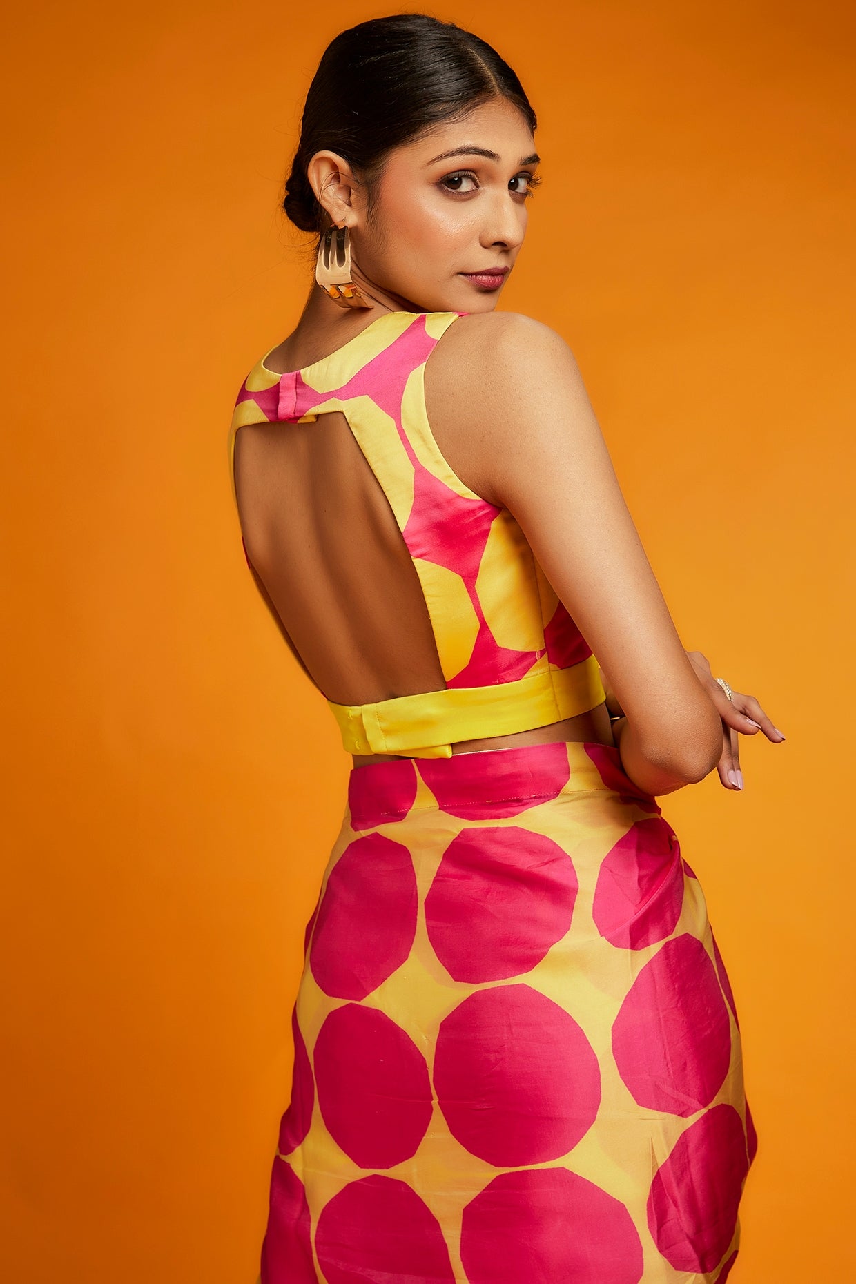 JJ MUKH CIRCLE PINK YELLOW