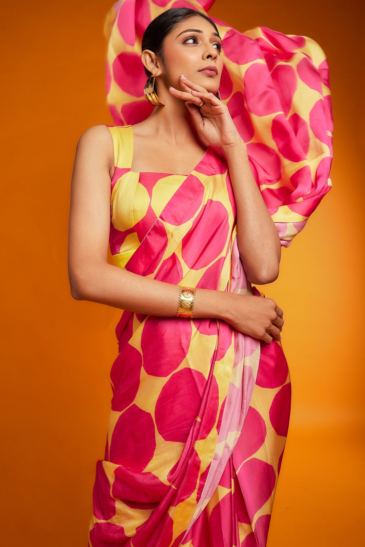 JJ MUKH CIRCLE PINK YELLOW